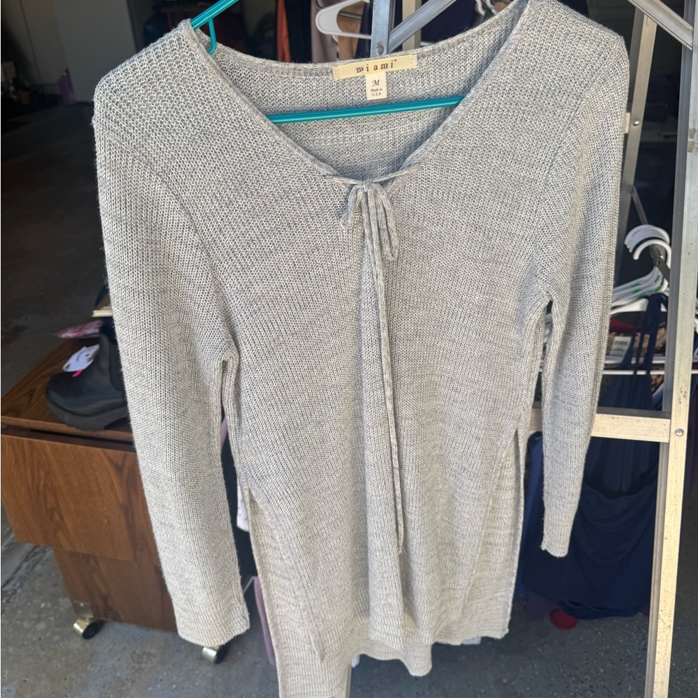 Miami Gray Women's Sweater